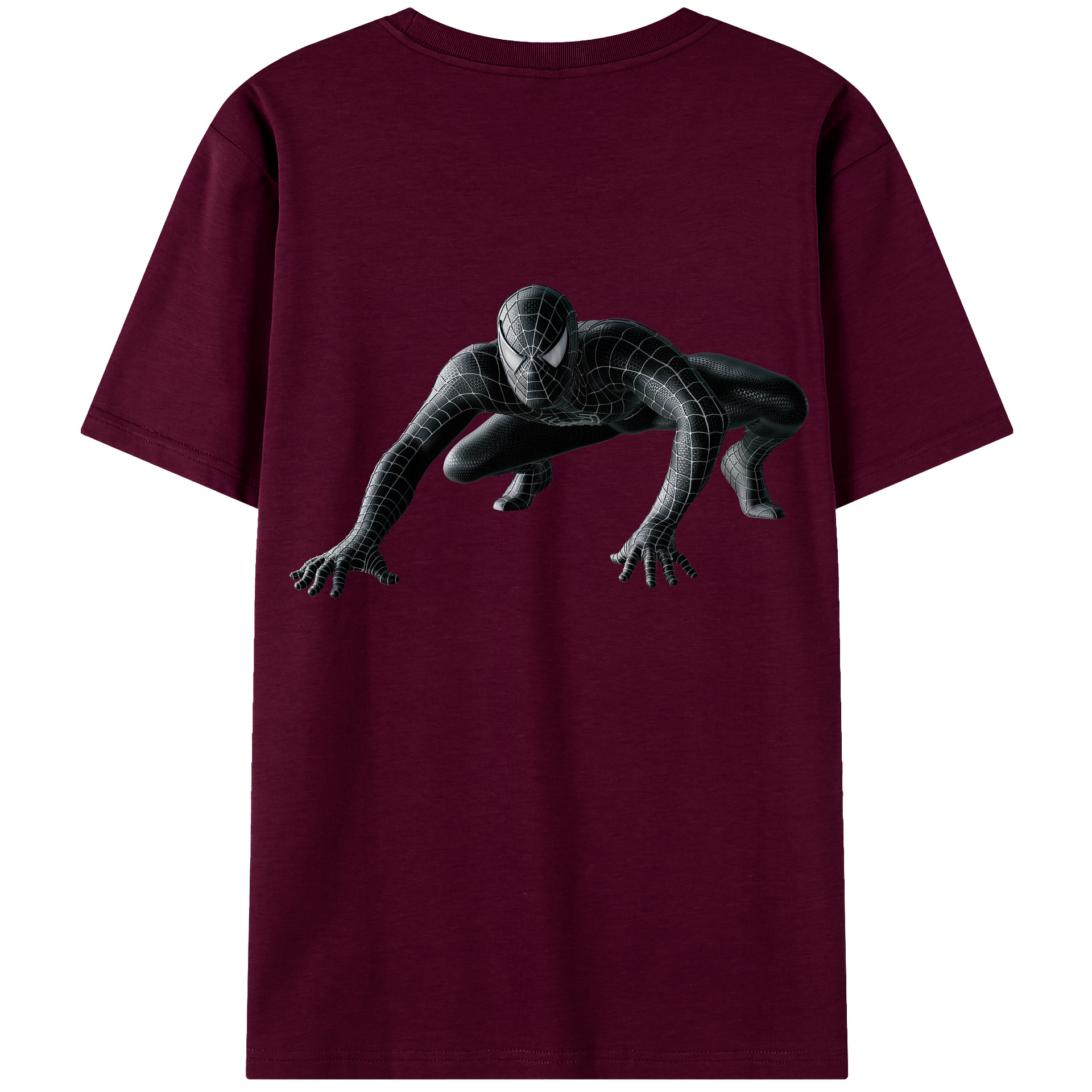 （画像用） Spider Man スパイダーマン レディース半袖Tシャツ(バックプリント)
